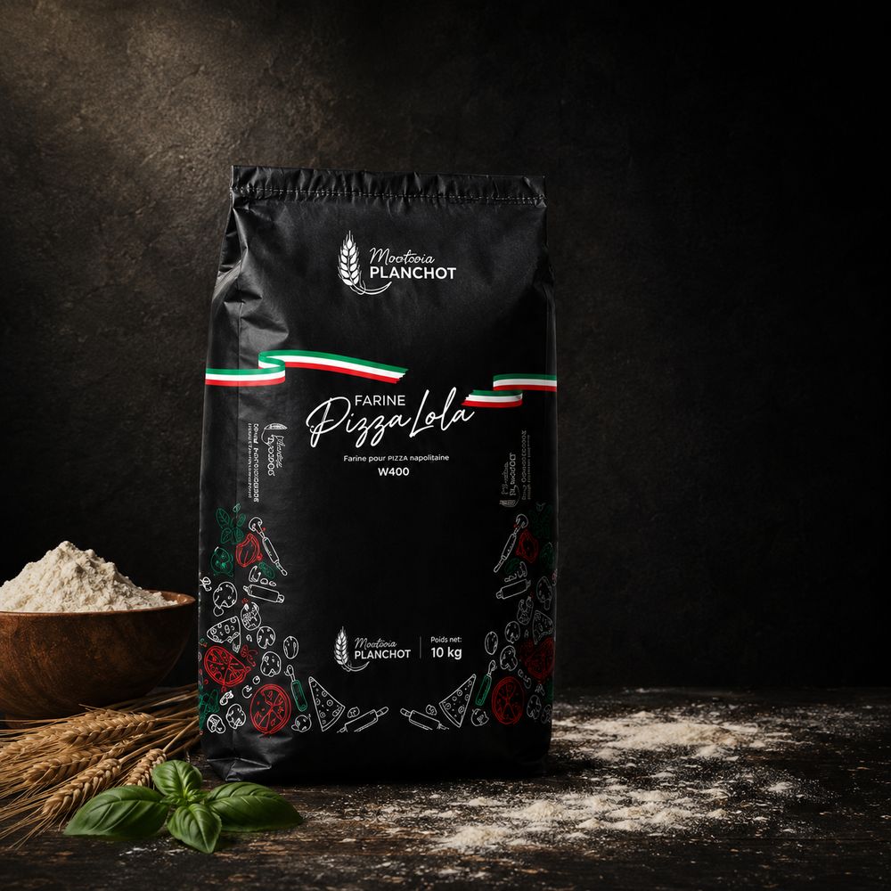 Farine pizza W400 napolitaine type 00, sac de 10 kg