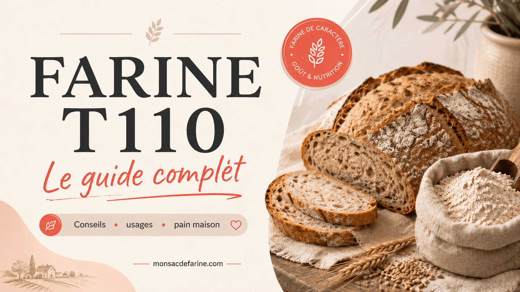 Farine T110 : tout ce que vous devez savoir sur la farine de blé complet