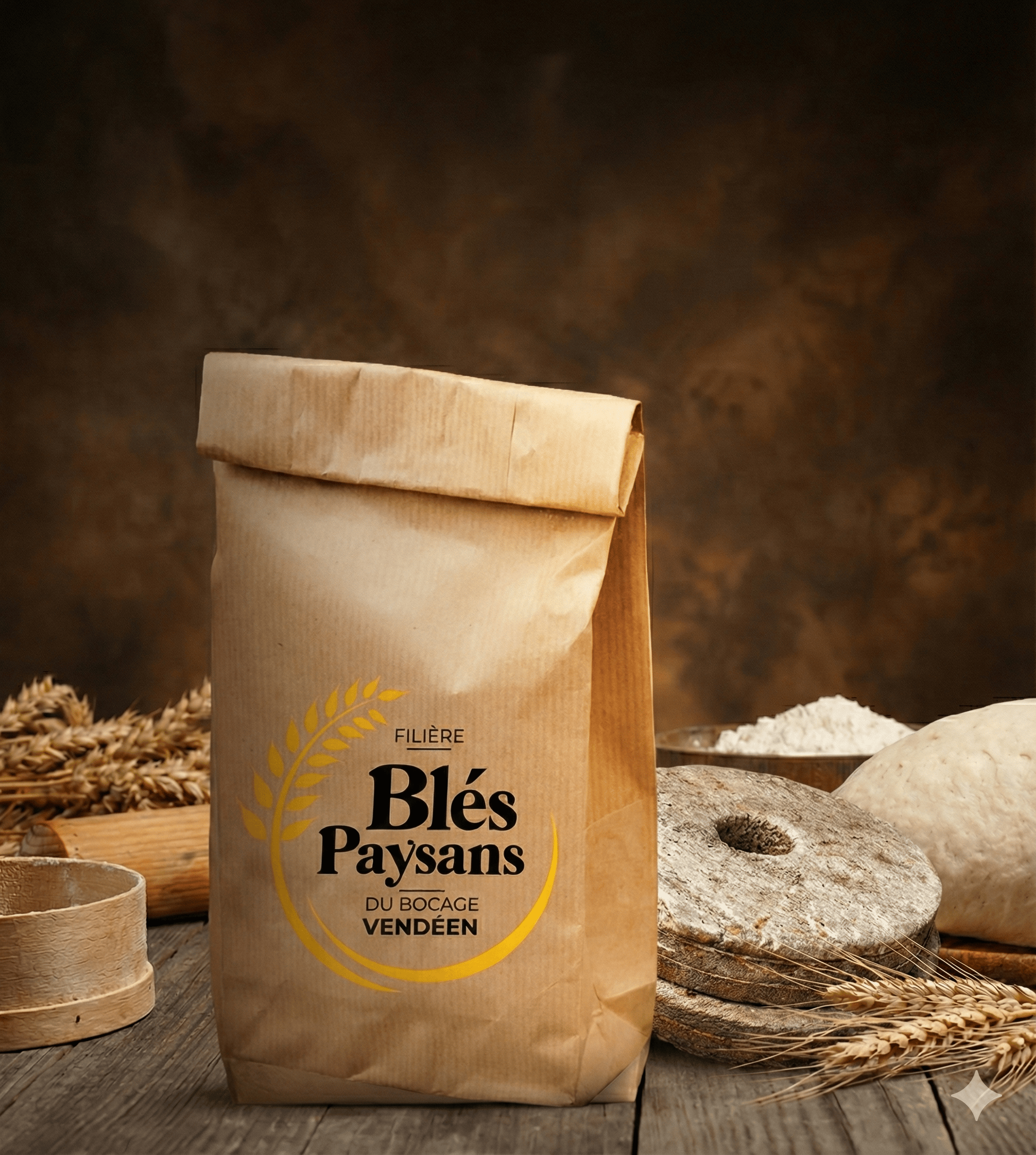 Farine de Meule blé bio T80 ancien Filière Blés Paysans 🍞⏳
